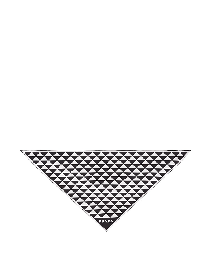 Prada Printed Silk Twill Scarf · OS