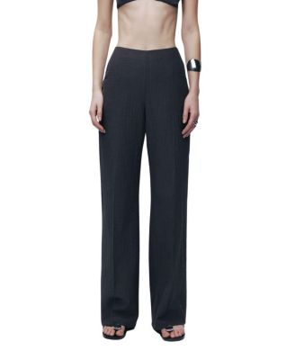 Wide-Leg Fluid Pants
