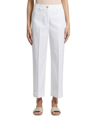 Cropped Cuffed Pants