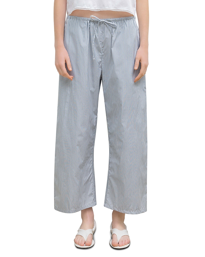 Leset Yoshi Stripe Crop Drawstring Pants