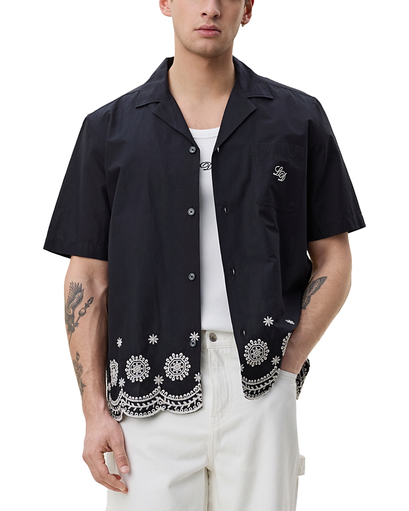 Les Deux Embroidered Border Shirt