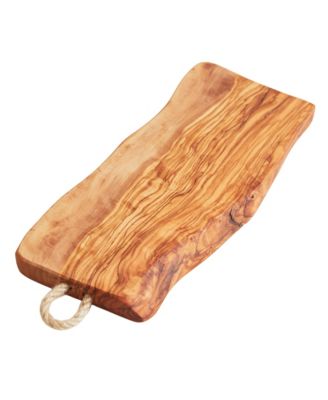  Olivewood Charcuterie Board with Rope Handle