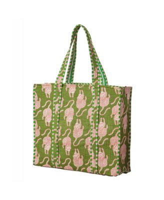 Quilted Feline Tote