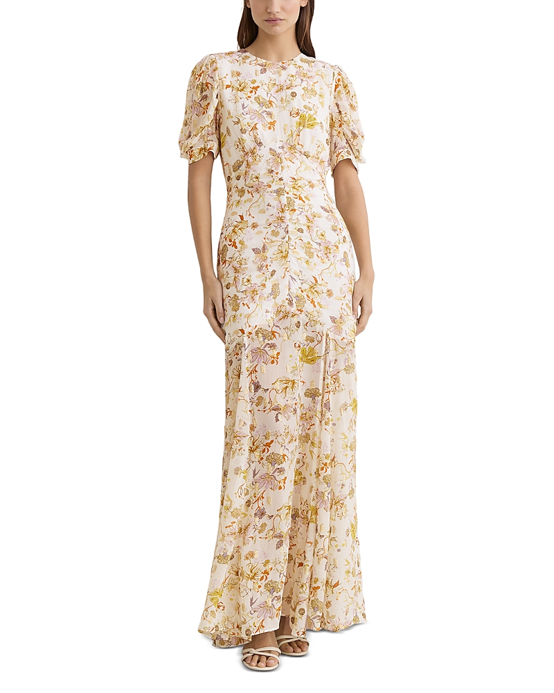 Reiss Naia Printed Floral Dress