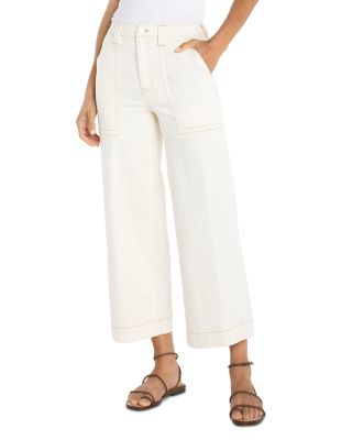 Stride High Rise Wide Leg Jeans in Seaside Dunes