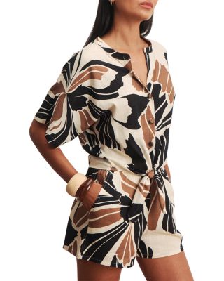 Good Time Printed Tie Shirt