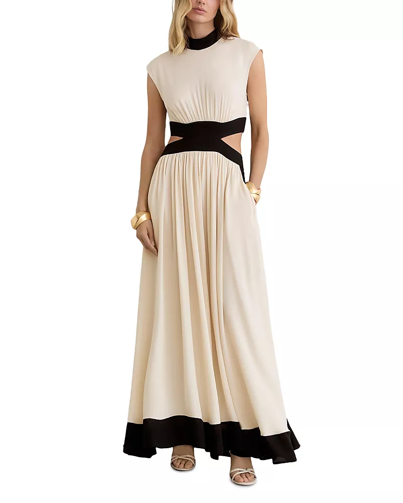 Reiss Keely Cutout Maxi Dress