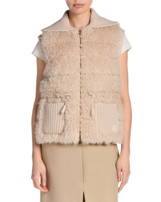 Wool & Cashmere Blend Down Vest