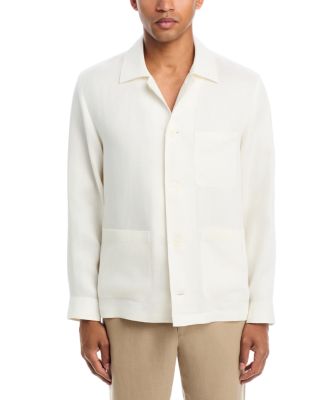H-Cai Linen Pocket Overshirt