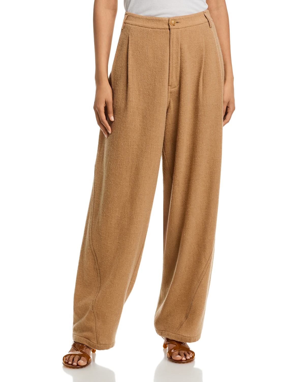 Phebe Wool Wide Leg Pants