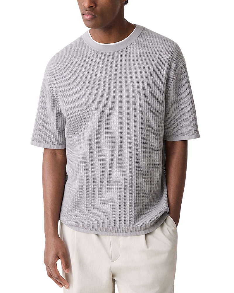 Theory Tactile Mesh Crewneck T-Shirt