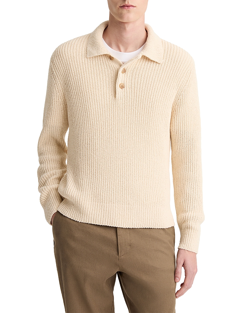 Vince Shaker Polo Sweater
