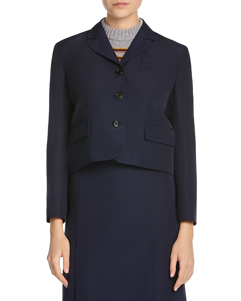 Marni Cropped Notch Collar Jacket
