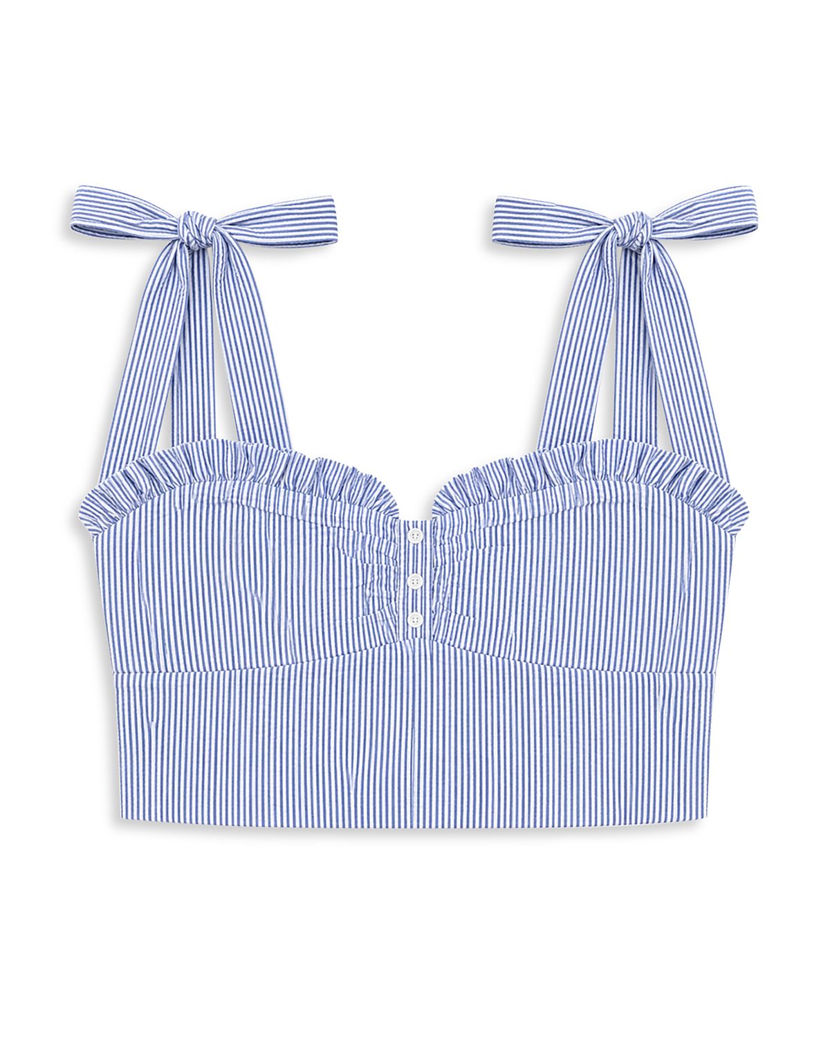 KatieJnyc Girls' Mason Smocked Crop Top - Big Kid