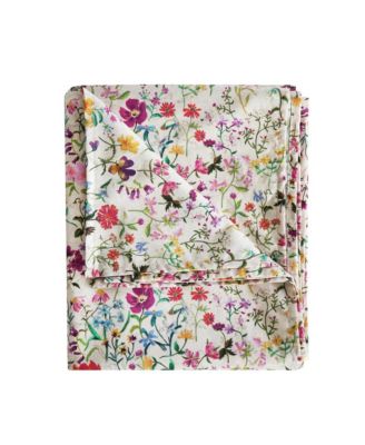 Liberty Fabric Linen Garden Flat Top Sheet, King