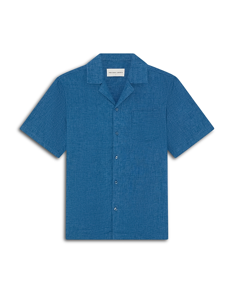 Frescobol Carioca Angelo Textured Linen Shirt