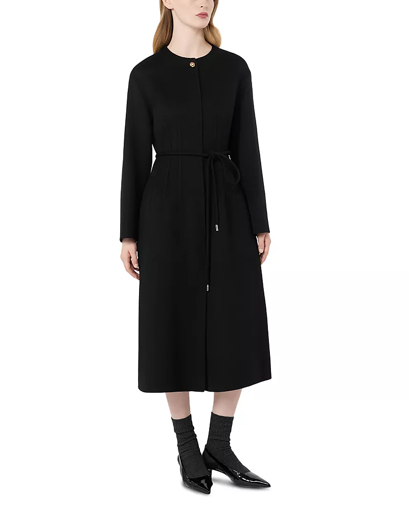 Max Mara Studio Mstfiacre Wool Blend Coat