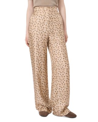 Mstfuxia Silk Straight Trousers