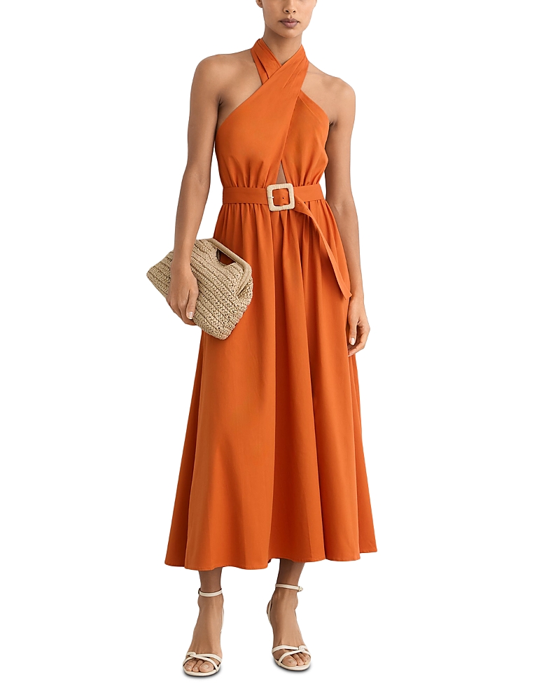 Reiss Rowe Crossover Dress