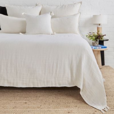 Montauk Linen Body Pillow Cover & Insert, 18" x 60"