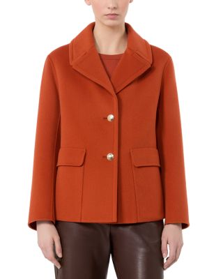 Smmsissy Orange Wool & Silk Jacket