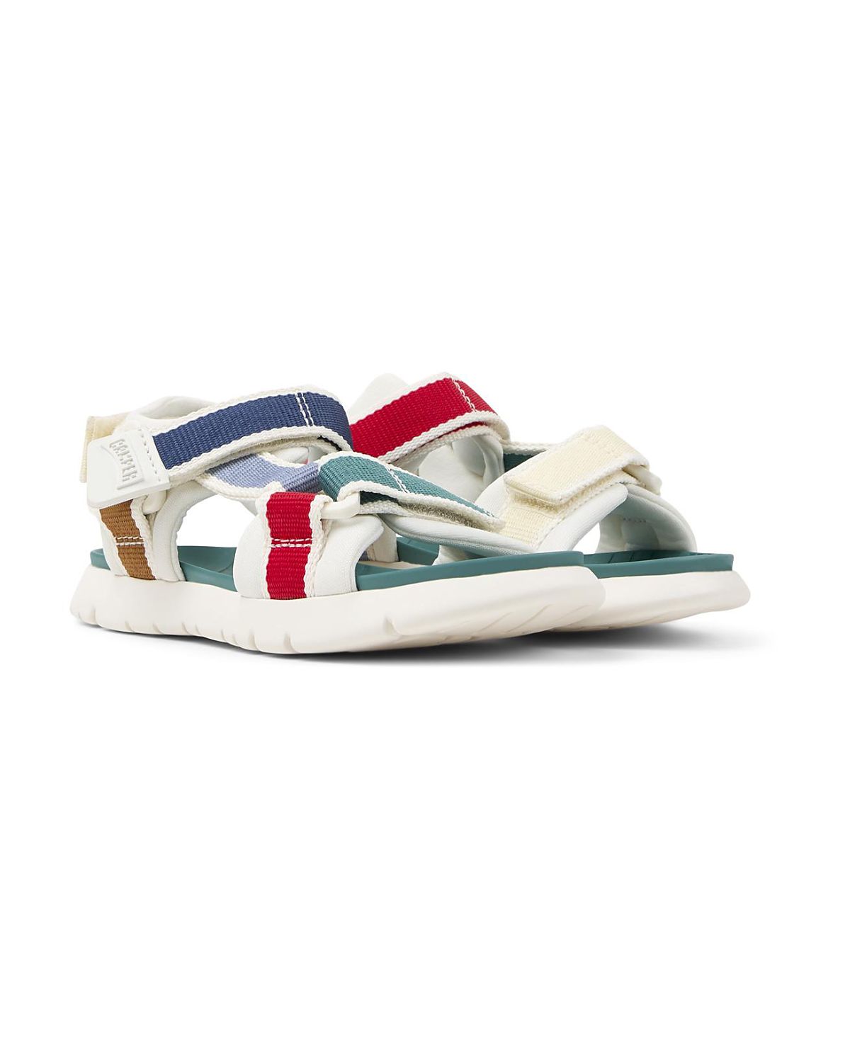 Camper Unisex Oruga Mismatched Textile Sandals - Toddler, Little Kid, Big Kid