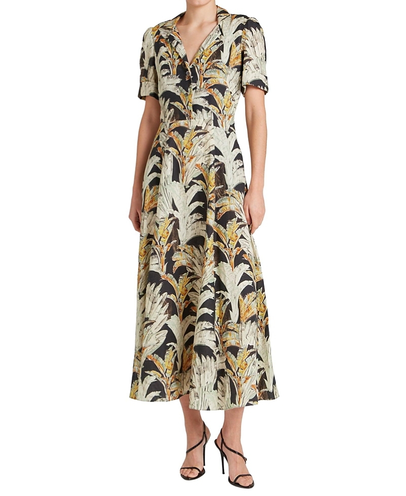 Temperley London Women's Baxter Linen Sleeved Dress