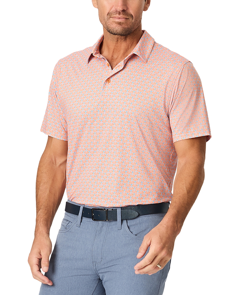 Robert Graham Links & Drinks Knit Polo Shirt