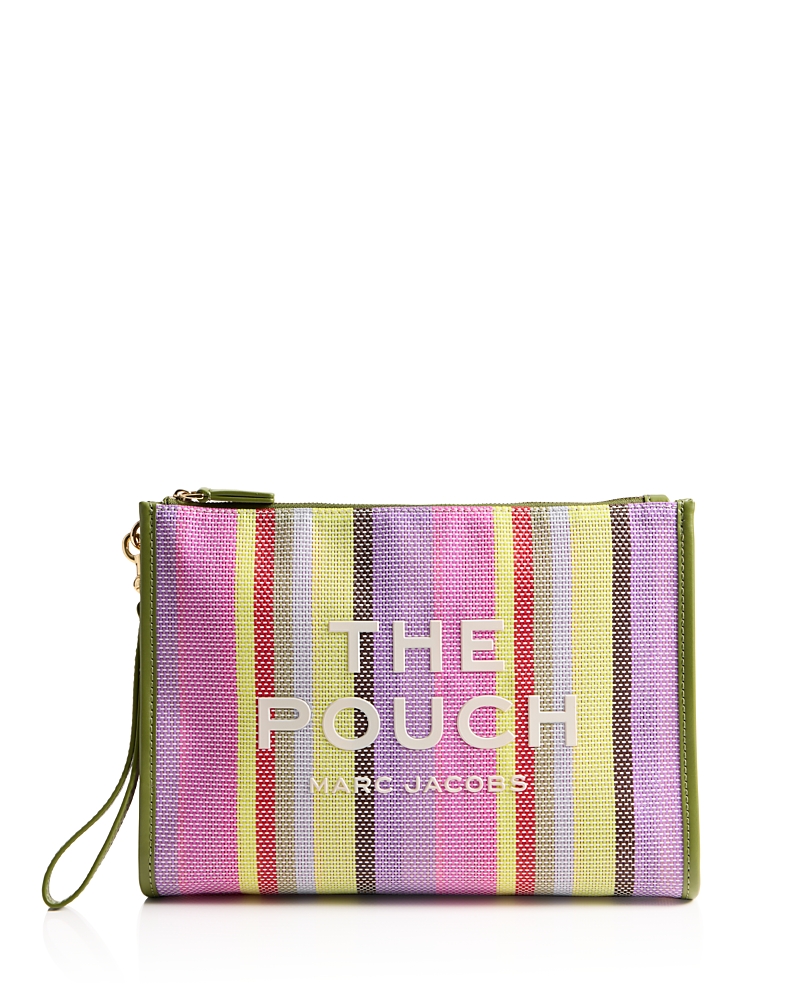 Marc Jacobs The Large Stripe Mesh Pouch