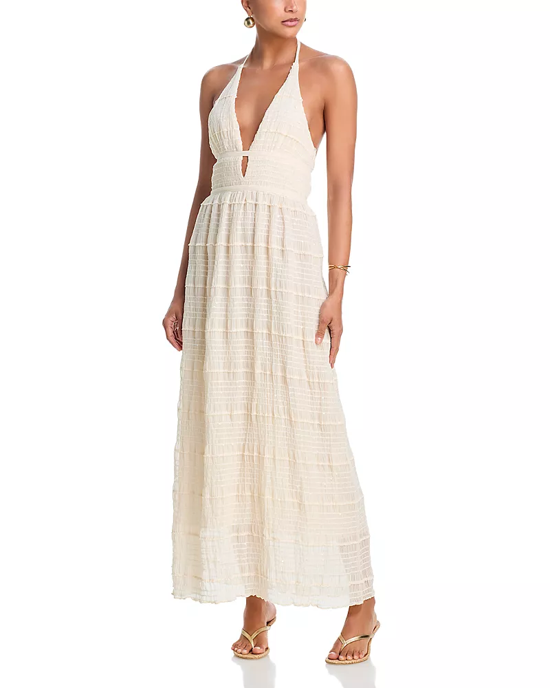 Ramy Brook Hazel Plunging Neck Dress