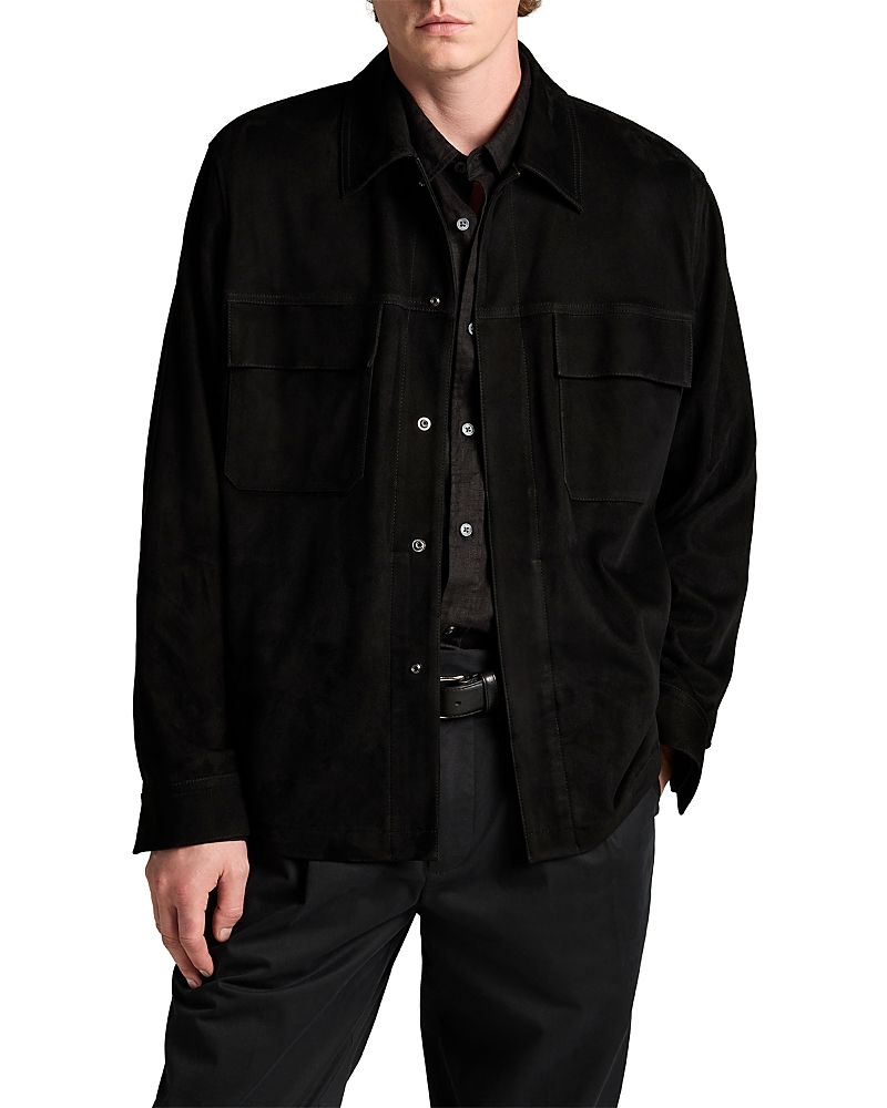 Vince Suede Shirt Jacket