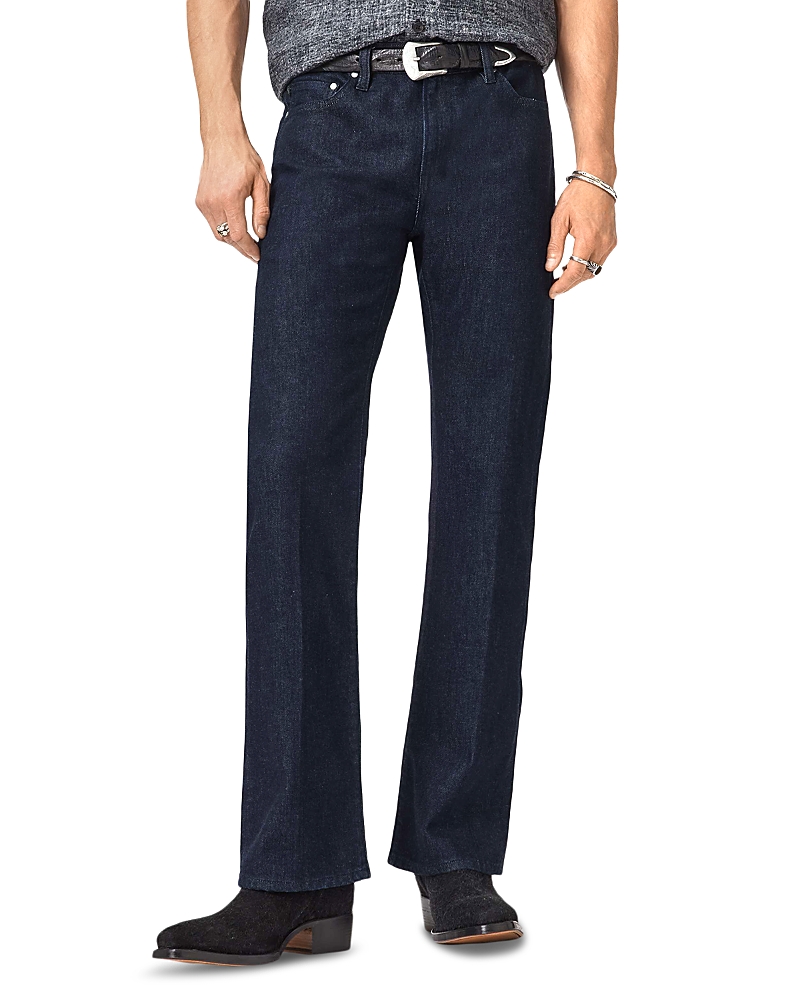 John Varvatos Fader Bootcut Fit Jeans in Navy