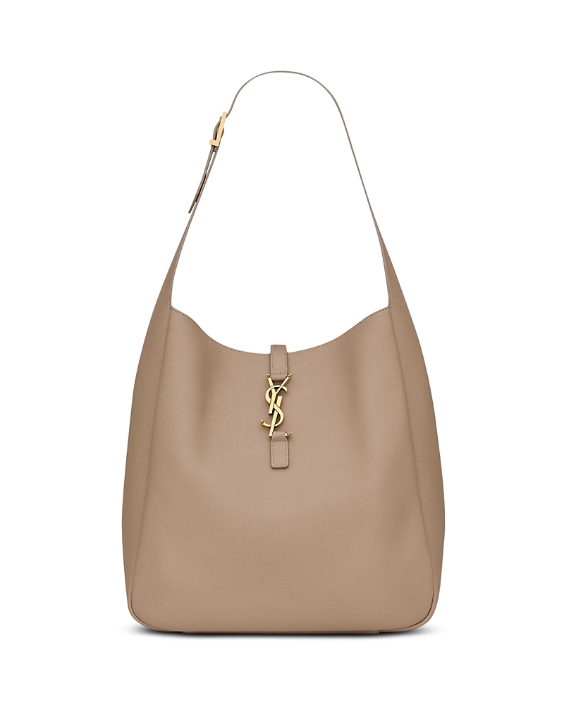 Saint Laurent Le 5 A 7 Supple Large Shoulder Hobo Bag in Smooth Leather · One Size