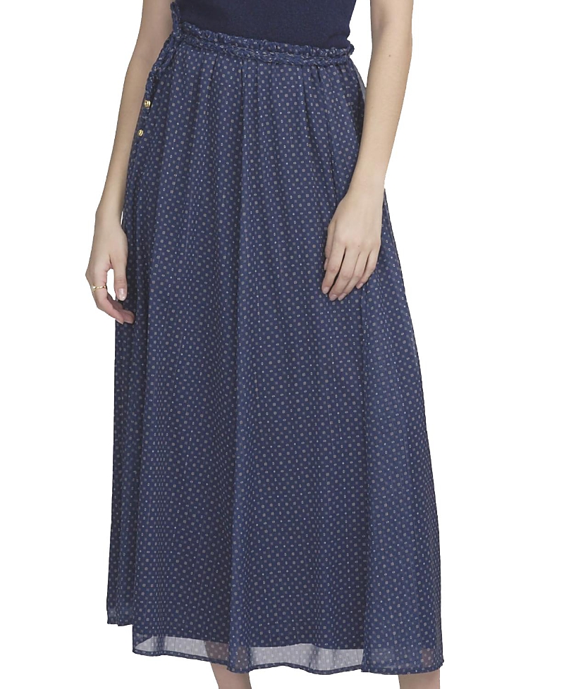 Elle Collection Printed Chiffon Skirt