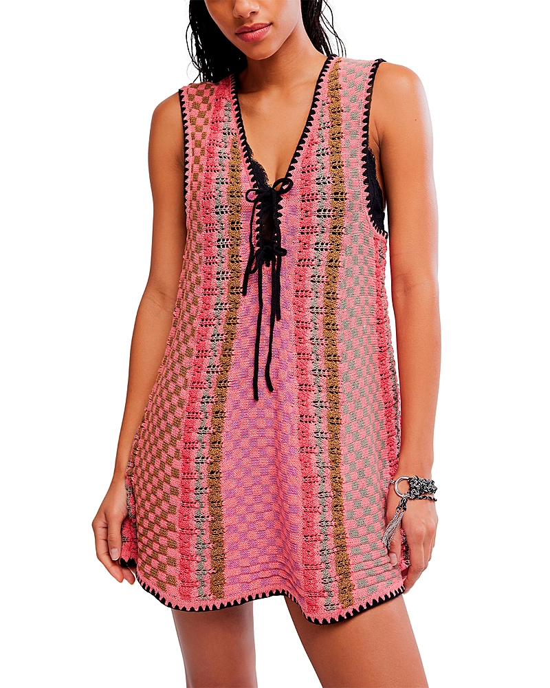 Free People Amalfi Twist Mini Dress