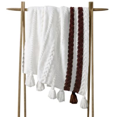 Striped Snug Braided Throw