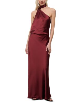Staud Estelle Tie Neck Dress