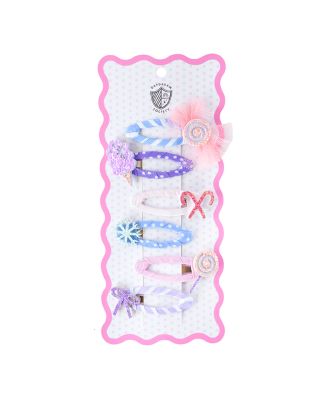 Sugarplum Hair Clip Set, Set of 6