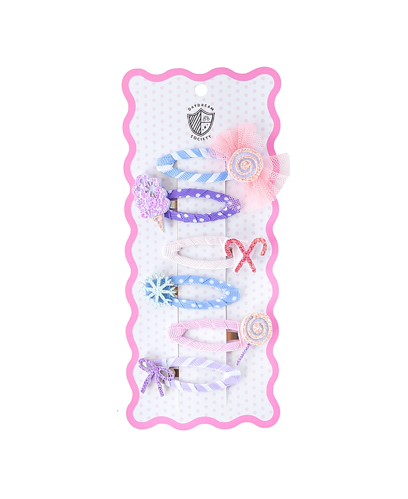 Jollity & Co. Sugarplum Hair Clip Set, Set of 6