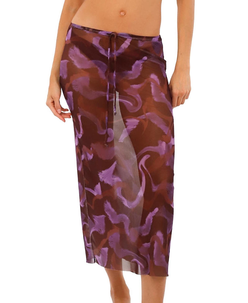 Malai Brush Flame Sleek Skirt