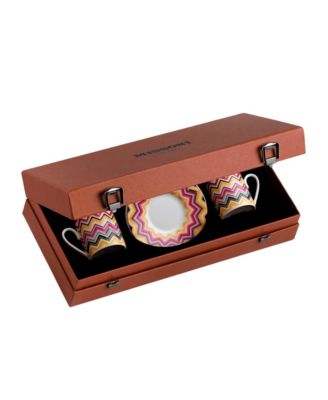  Marrakech Coffee Cup & Saucer, Set of 2