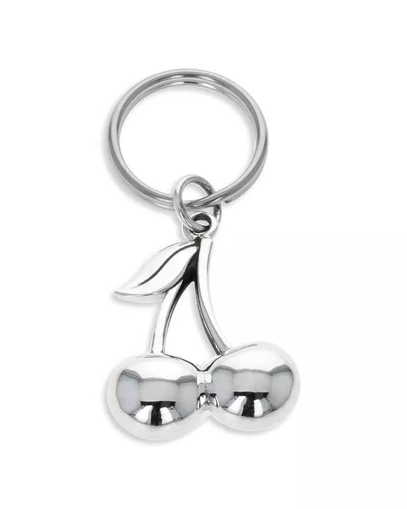 King Baby Studio Sterling Silver High Roller Club Cherries Key Chain