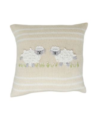  Knit Cotton 10" Lamb Pillow