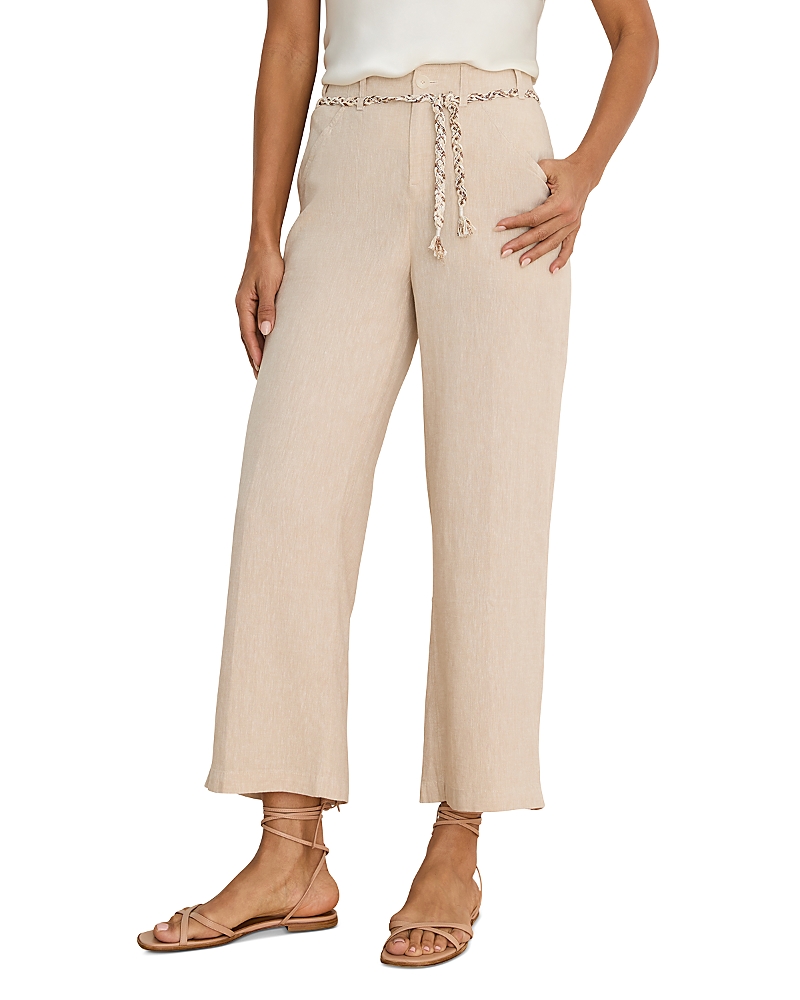Nic+Zoe Eliot Wide Leg Belted Crop Pants