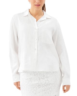 Linen Long Sleeve Button Up Shirt