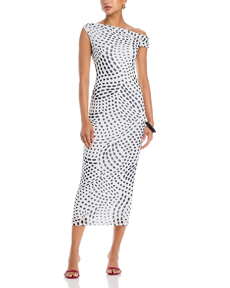 Afrm Holden Asymmetric Midi Dress
