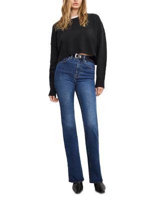 Always Fits Good Classic High Rise Bootcut Jeans in Indigo446 - thumbnail 2