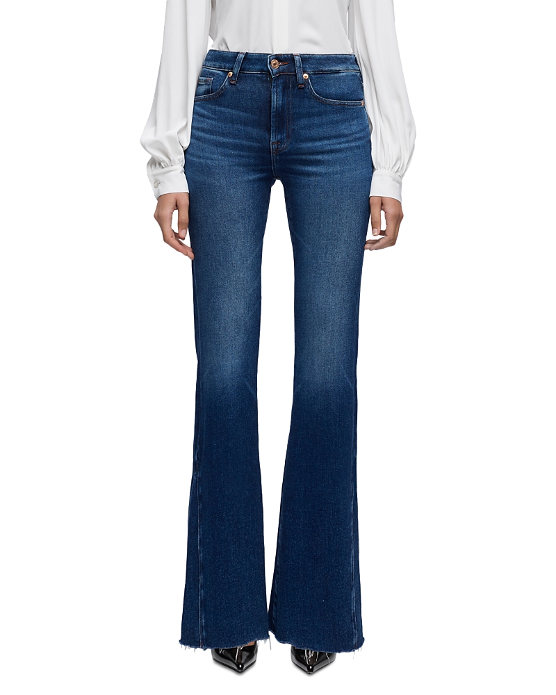 7 For All Mankind The Leggy High Rise Bootcut Jeans in Current