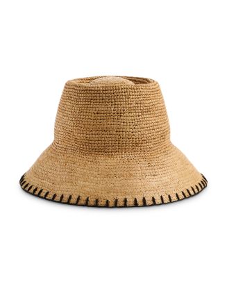 Madewell Blanket Stitch Raffia Straw Sun Hat  display picture 2