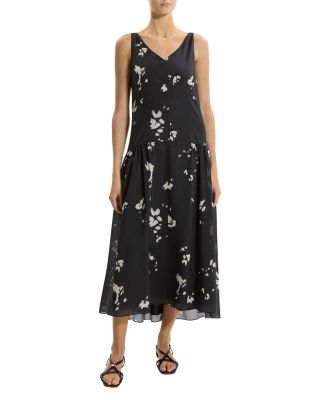 V Neck Sleeveless Dress